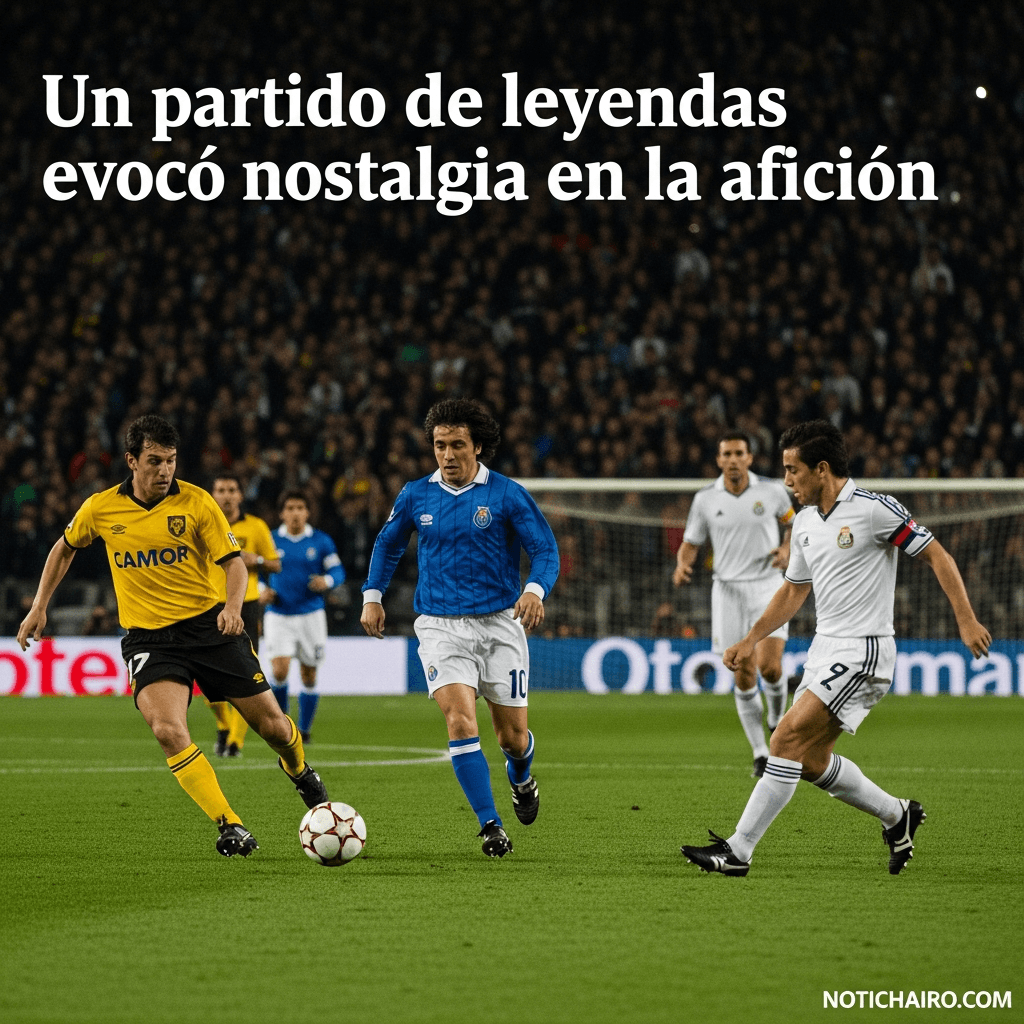 Un partido de leyendas que evocó nostalgia en la afición