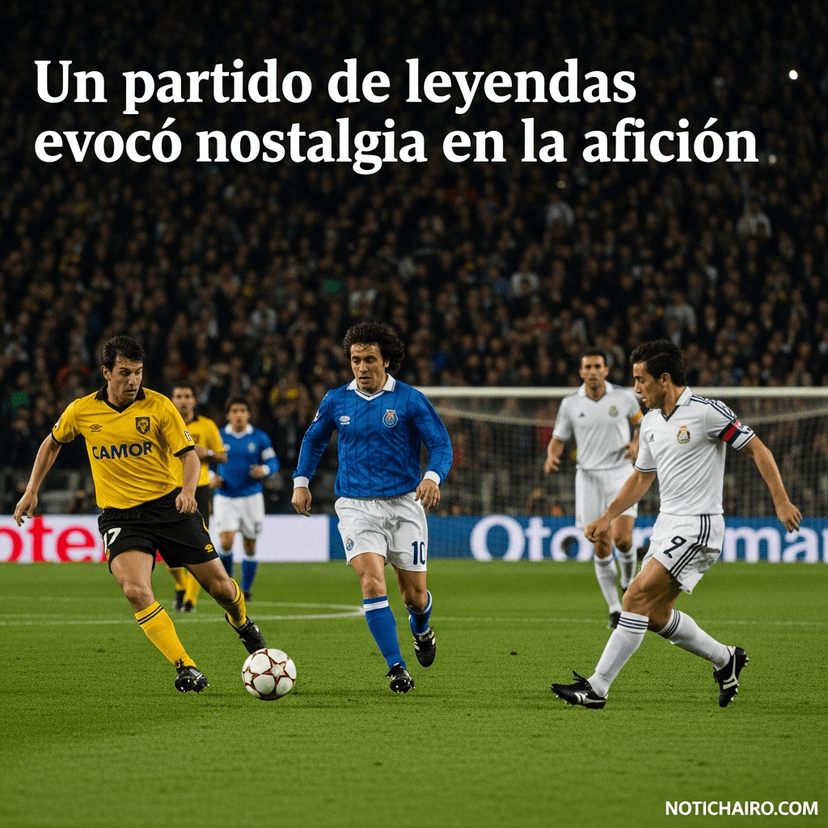 Un partido de leyendas que evocó nostalgia en la afición