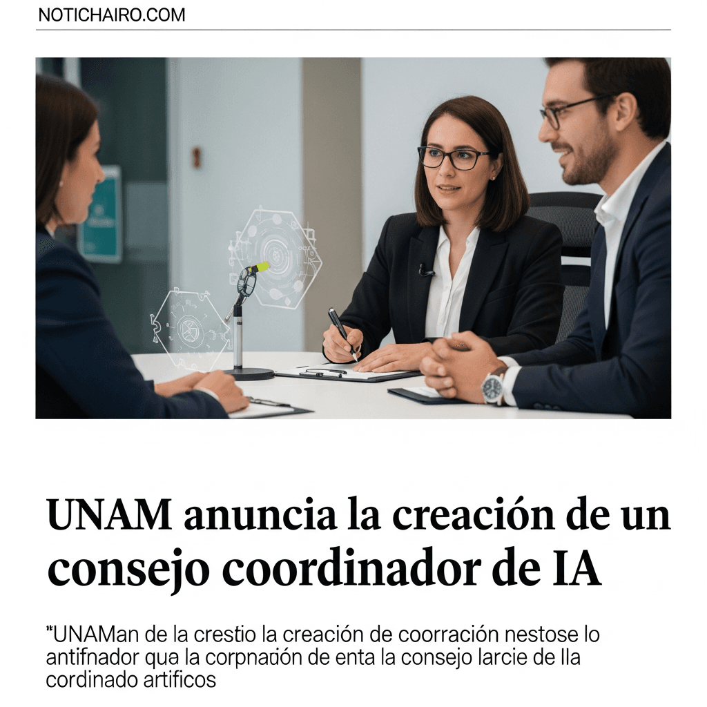 UNAM anuncia la creación de un consejo coordinador de IA