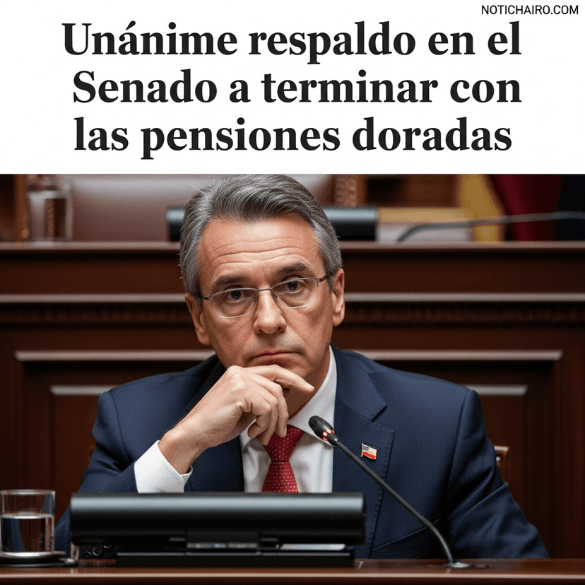 Unánime respaldo en el Senado a terminar con las pensiones doradas