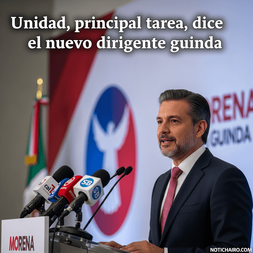 Unidad, principal tarea, dice el nuevo dirigente guinda