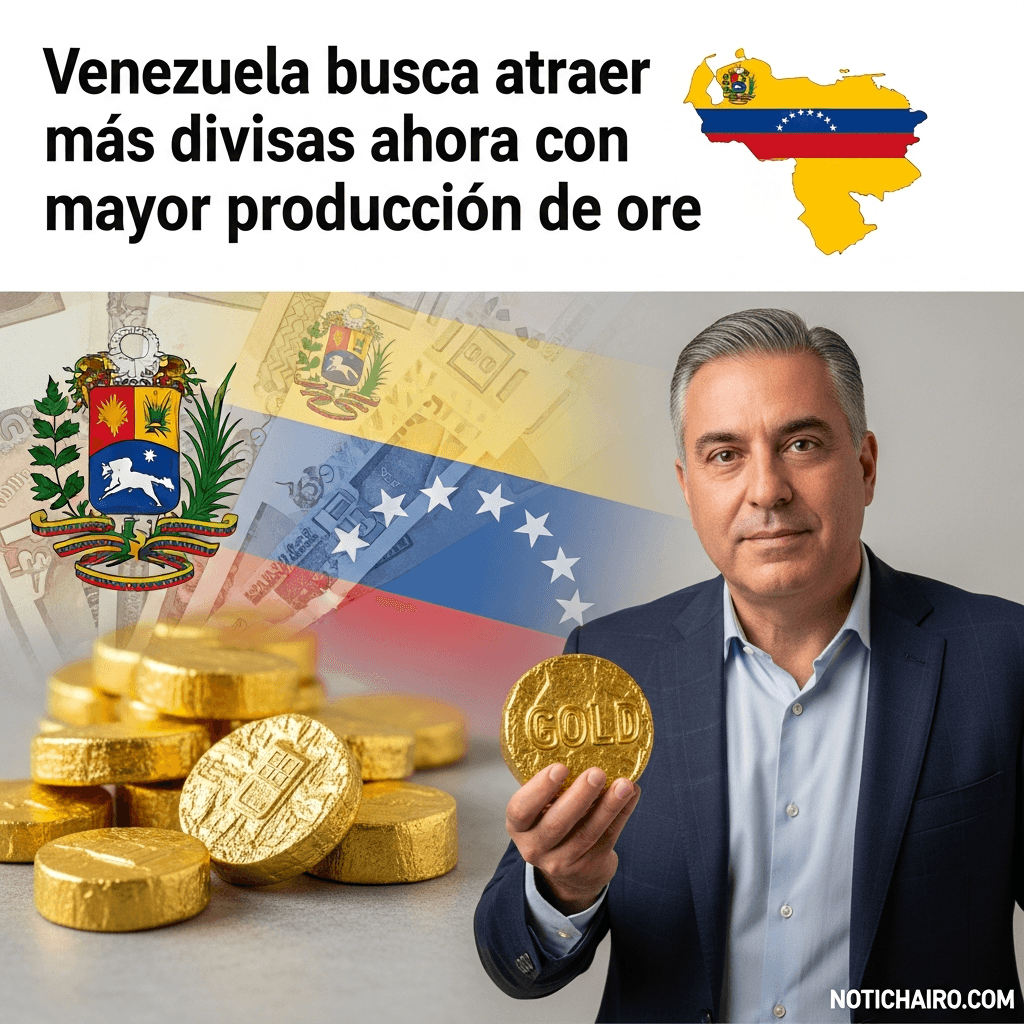 Venezuela busca atraer más divisas ahora con mayor producción de oro