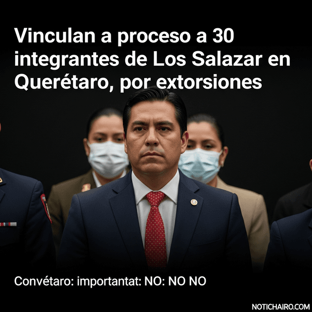 Vinculan a proceso a 30 integrantes de Los Salazar en Querétaro, por extorsiones