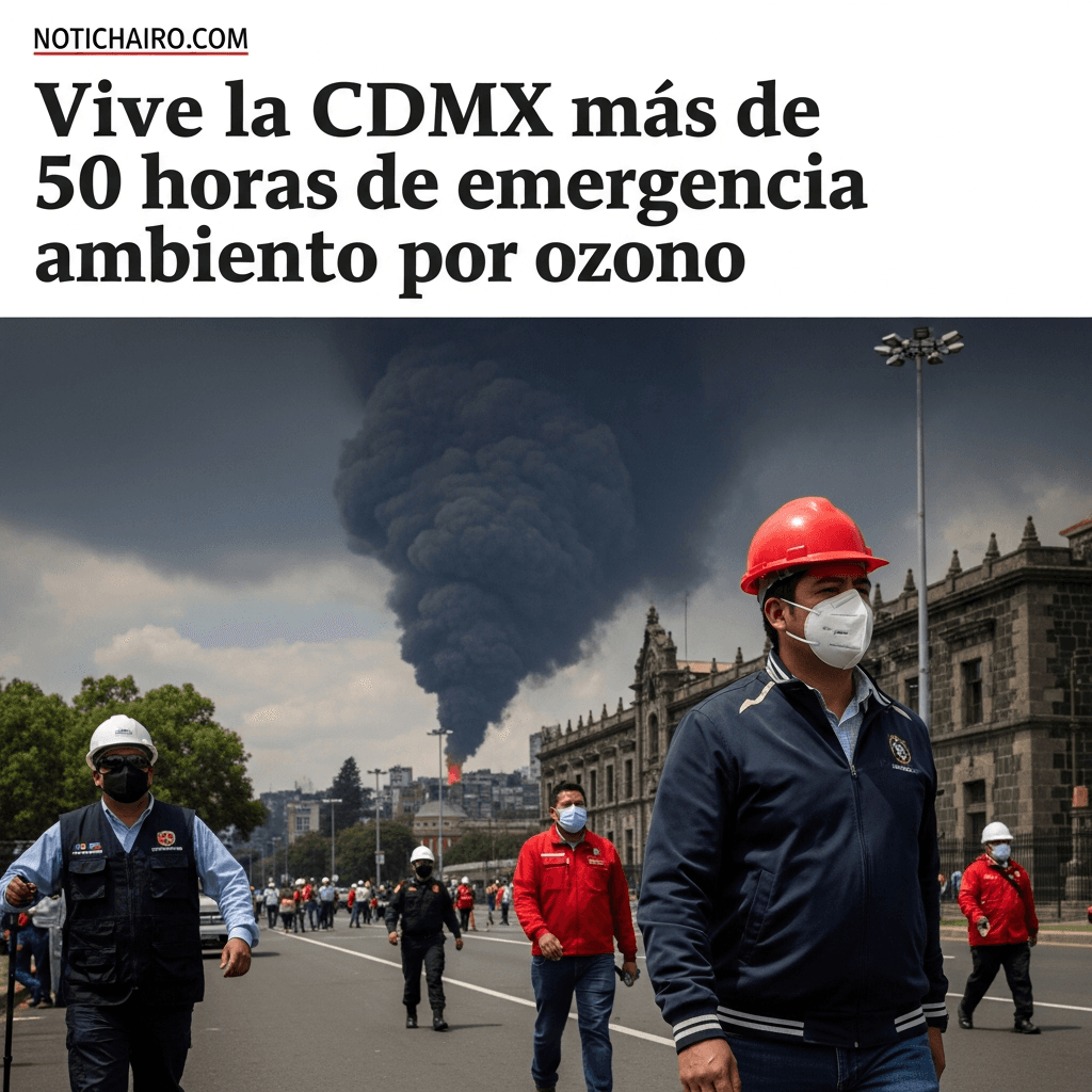 Vive la CDMX más de 50 horas de emergencia ambiental por ozono