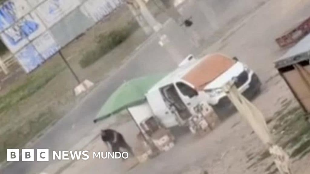 "Safari humano": el video que muestra cómo un dron ruso persigue a un vendedor ambulante ucraniano antes de explotar