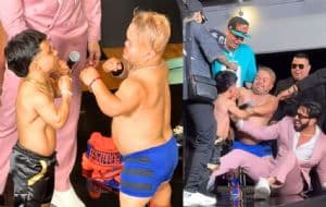 ¿Se cancela la pelea? Abelito y Bull Terrie se agarran a golpes antes de subir al Ring Royale