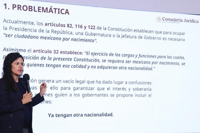 Sheinbaum propone prohibir doble nacionalidad para aspirar a la Presidencia, gubernaturas y Jefatura de Gobierno
