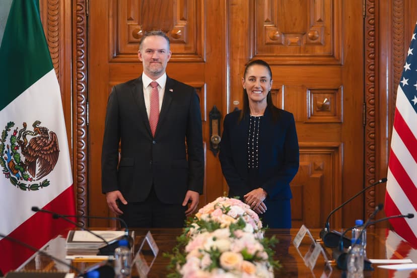 Sheinbaum y Greer avanzan en la revisión del T-MEC tras reunión en Palacio Nacional