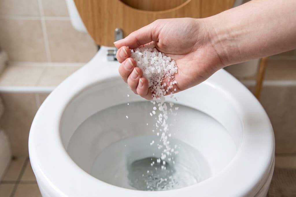 ¿Sirve de algo echar sal a la taza del baño? Esto dice la ciencia sobre el nuevo truco de internet