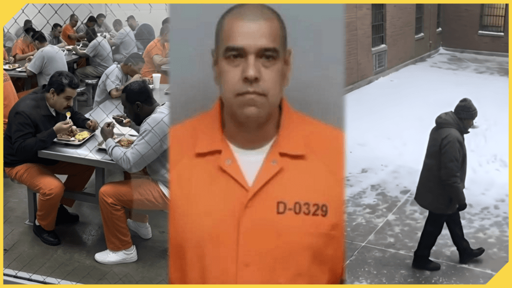 ¿Son reales las imágenes que muestran a Nicolás Maduro en la prisión de Nueva York?