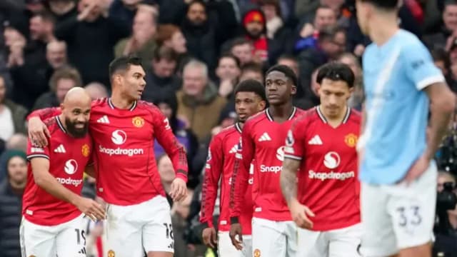 ¡Sorpresa! Manchester United vence contundentemente al Manchester City en Premier League