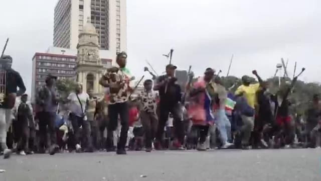 Sudáfrica refuerza la seguridad ante protestas contra migrantes irregulares