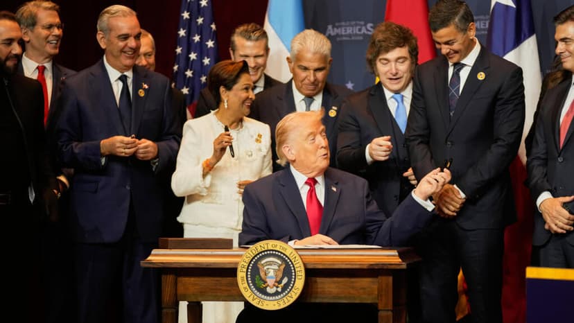 Trump anuncia coalición militar para erradicar carteles narcotraficantes en el hemisferio occidental