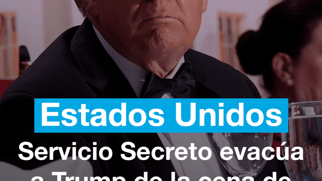 Trump es evacuado por el Servicio Secreto de una cena de corresponsales de la Casa Blanca