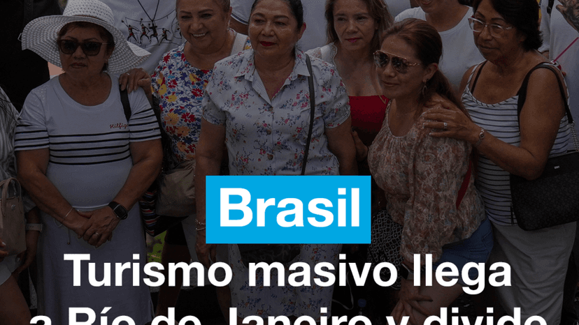 Turismo masivo llega a Río de Janeiro y divide las opiniones