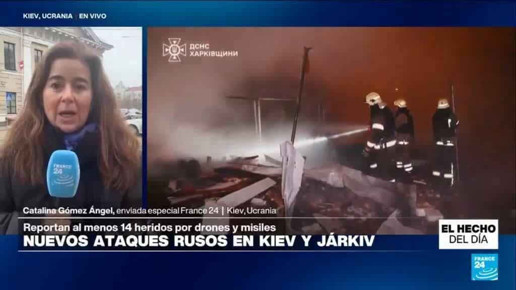 Ucrania: nuevos ataques rusos en Kiev y Járkiv; pocas expectativas por reunión en Ginebra