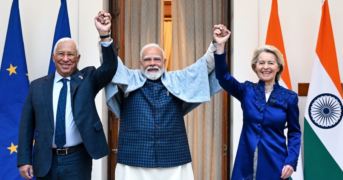 UE e India anuncian acuerdo comercial para hacer frente a la guerra arancelaria de EU