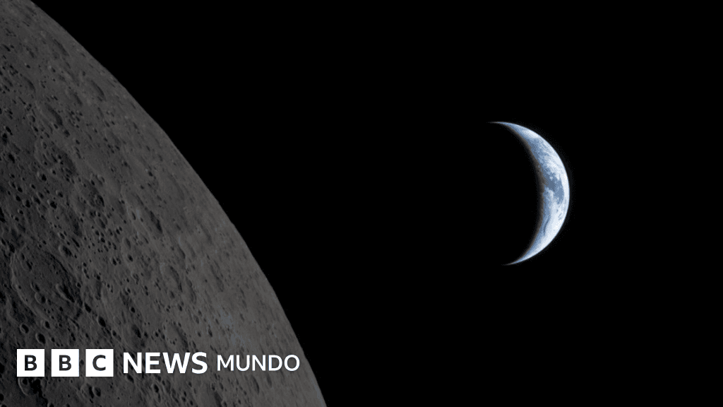 Un eclipse solar y una puesta de Tierra: las espectaculares imágenes del sobrevuelo lunar de la tripulación de Artemis II