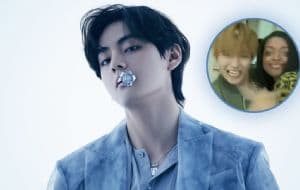 V de BTS es acusado de "racismo" por su reacción al abrazar a una joven