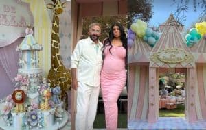 Vicente Fernández Jr y Mariana González celebran su lujoso baby shower desde el rancho Los Tres Potrillos