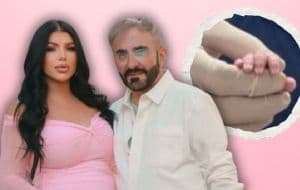 Vicente Fernández Jr y Mariana González presumen la primera foto de su hija recién nacida