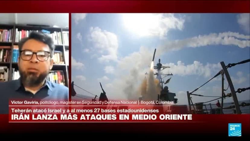 Víctor Gaviria: "Las capacidades de EE. UU. e Irán no son comparables"