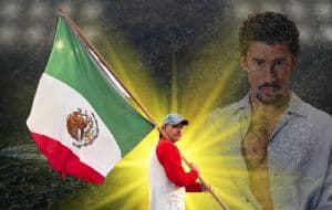 Viralizan al joven que sostuvo la bandera de México durante el show de Bad Bunny en el Super Bowl LX