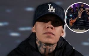 Santa Fe Klan es captado en peligrosa maniobra desde un balcón durante concierto de Bad Bunny