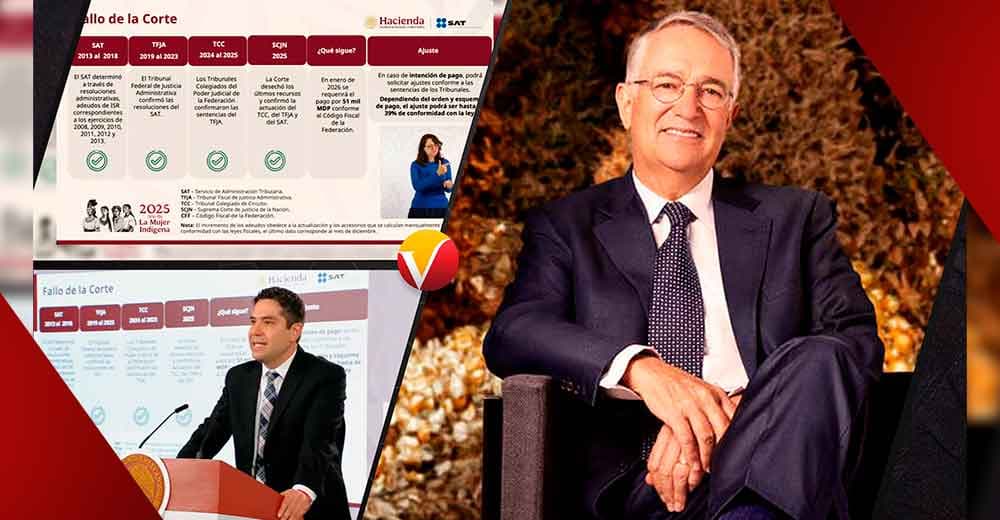 SAT exige a empresas del Grupo Salinas pago de 51 mil mdp por adeudos fiscales