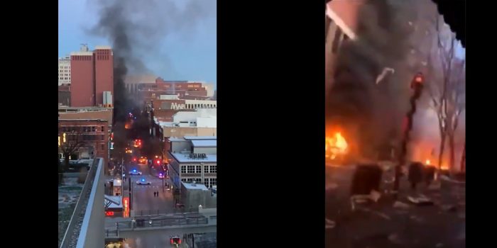 [Video] Fuerte explosión se registra en Tennessee; grabación advirtió sobre el estallido (nota de Xinhua) julioastillero.com