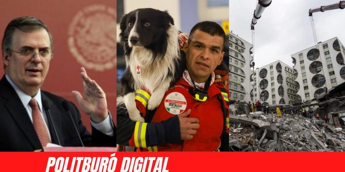 Marcelo Ebrard Anuncia envío de ayuda a Turquía por instrucciones de AMLO, incluyendo binomios caninos