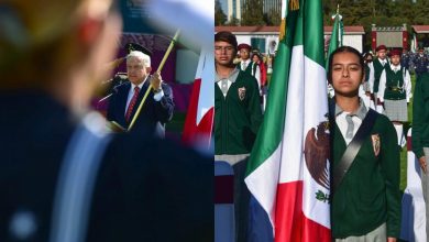 “Mexicanos se reconocen en Bandera Nacional aun en las diferencias”: AMLO