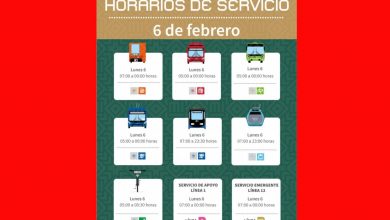 Así cambiarán los horarios del transporte público este lunes 6 de febrero – EL CHAMUCO Y LOS HIJOS DEL AVERNO