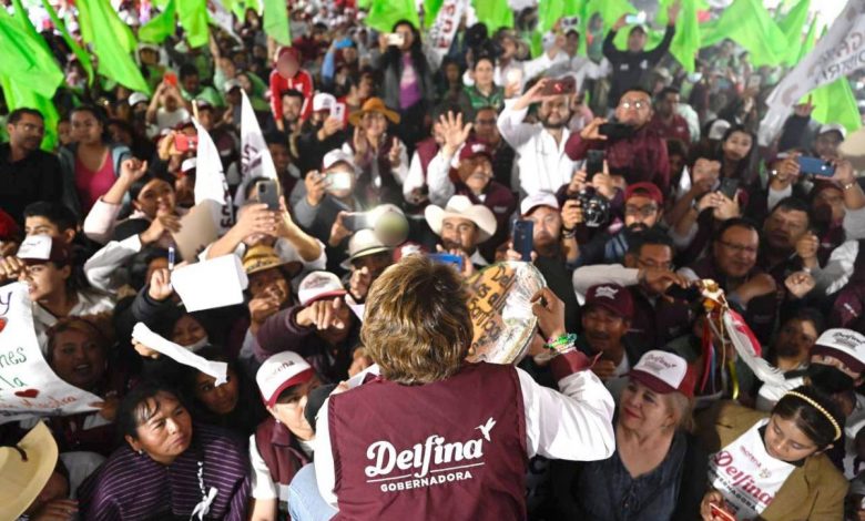 A solo ocho días de las elecciones, Delfina Gómez aventaja por más de 20 puntos a Del Moral – EL CHAMUCO Y LOS HIJOS DEL AVERNO