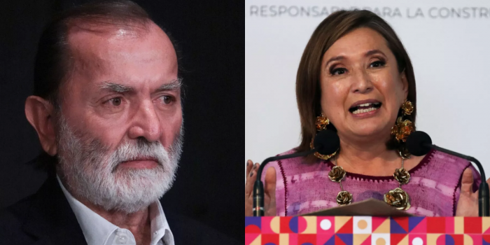 Xóchitl Gálvez y Epigmenio Ibarra debaten en el programa de Ciro Gómez Leyva