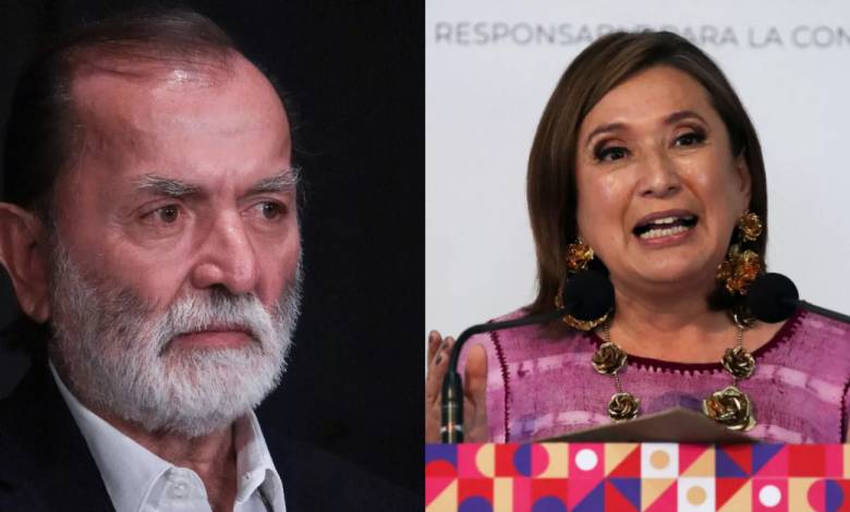 Xóchitl Gálvez y Epigmenio Ibarra debaten en el programa de Ciro Gómez Leyva