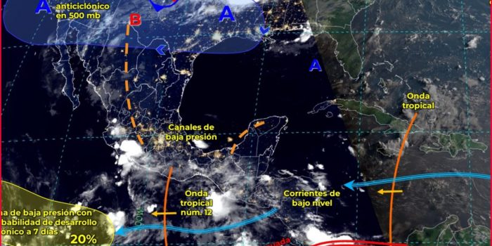 Así serán los efectos de Onda Tropical 12 – EL CHAMUCO Y LOS HIJOS DEL AVERNO