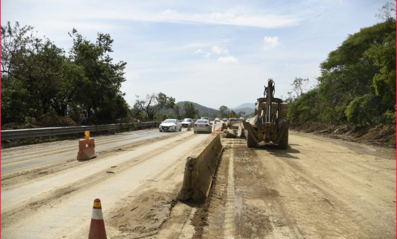 Piden a ciudadanía evitar circulación por autopista a Acapulco; se busca agilizar traslado de víveres y servicios