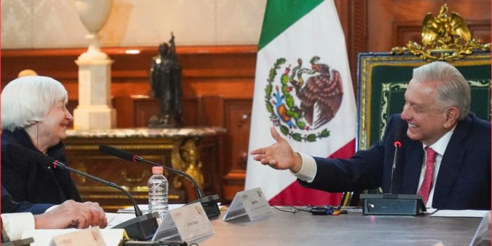 Presidente recibe a secretaria del Tesoro de EE.UU. en Palacio Nacional – EL CHAMUCO Y LOS HIJOS DEL AVERNO