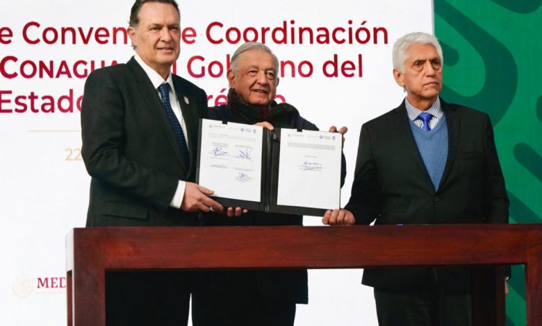 Firman convenio para garantizar agua en zona metropolitana de Querétaro – EL CHAMUCO Y LOS HIJOS DEL AVERNO