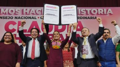 Sheinbaum toma protesta como candidata de Morena – EL CHAMUCO Y LOS HIJOS DEL AVERNO