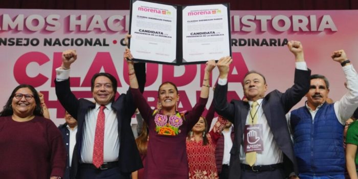 Sheinbaum toma protesta como candidata de Morena – EL CHAMUCO Y LOS HIJOS DEL AVERNO