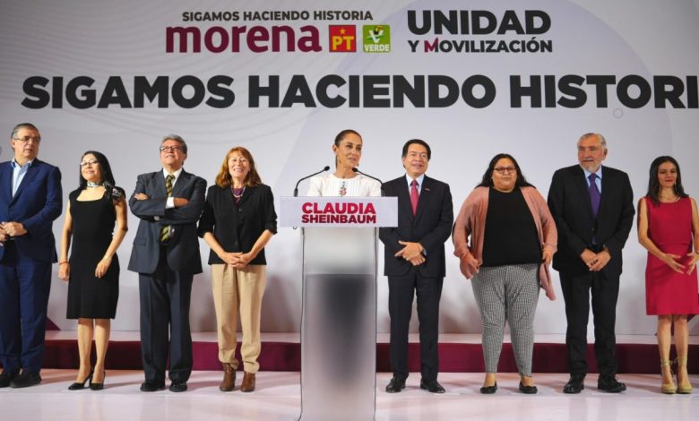 Presenta Sheinbaum equipo de campaña rumbo a la presidencia – EL CHAMUCO Y LOS HIJOS DEL AVERNO
