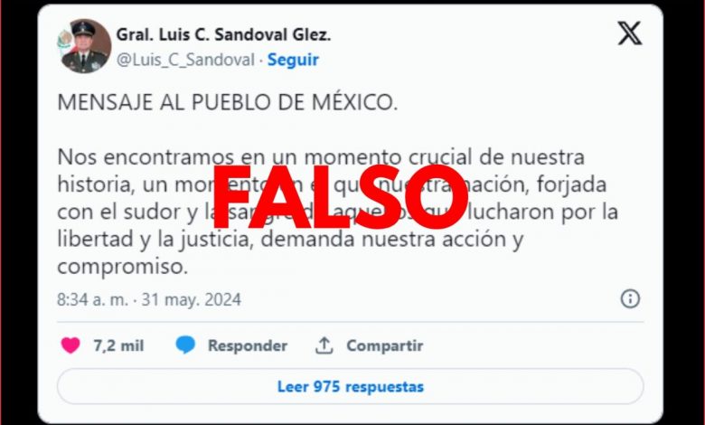 Desmienten tuit de cuenta falsa de titular de la Sedena – EL CHAMUCO Y LOS HIJOS DEL AVERNO